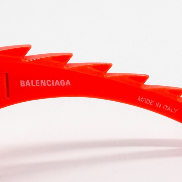 NEW BALENCIAGA BB0255S 005 ORANGE GREY UNISEX SUNGLASSES BALENCIAGA - Picture 11 of 11